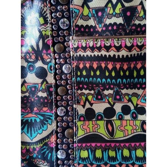 Sakroots Artist Circle One World Boho Multi-Pocket Crossbody Bag EUC - Picture 3 of 16